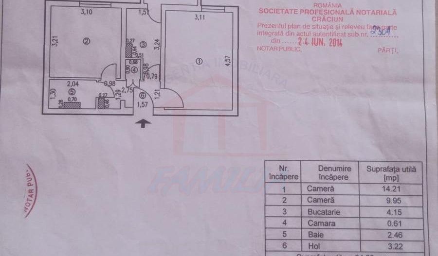 46.500 euro, 2 camere, decomandate, Micro 19 - Poză 4