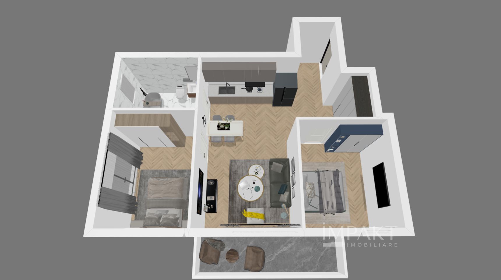 Apartament 3 Camere | Bloc Nou | Liziera Padurii | Terra, Floresti - Poză 2