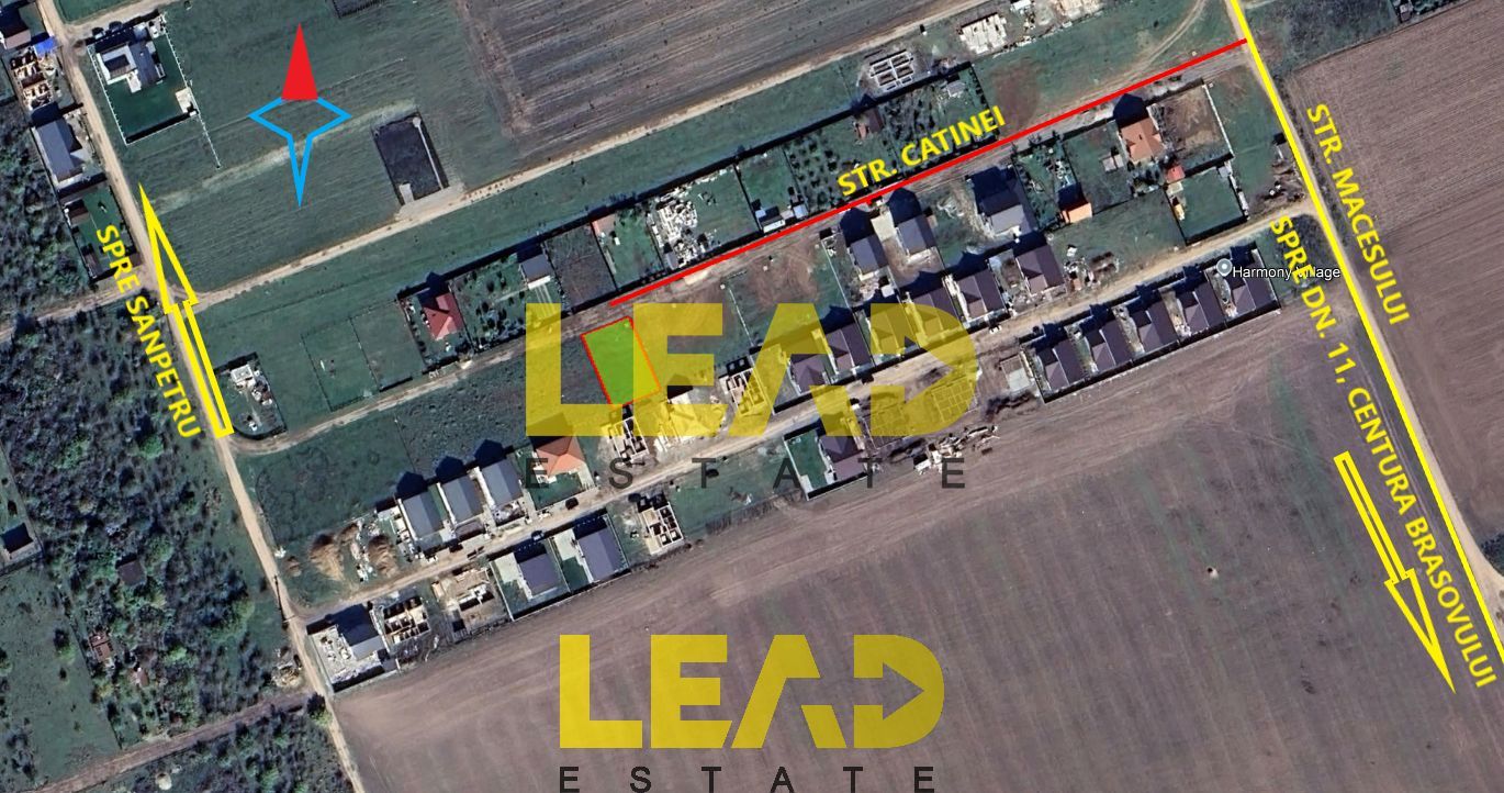 Teren intravilan 513 mp cu Autorizatie de Construire, Sanpetru, str. Catinei - Poză 1