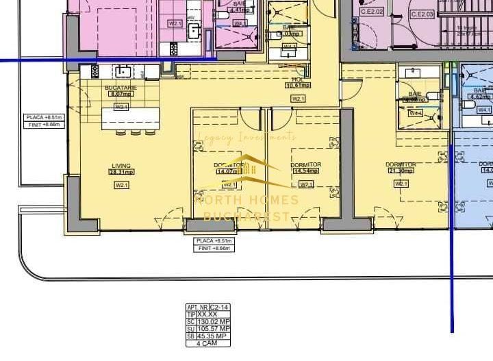 Apartament de vanzare 4 Camere + 2 Locuri Parcare Incluse- High District - Poză 2