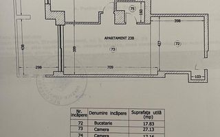 Apartament 2 camere de lux | Rovere Exclusive Concept | Terasă 21 mp - Schiță 19