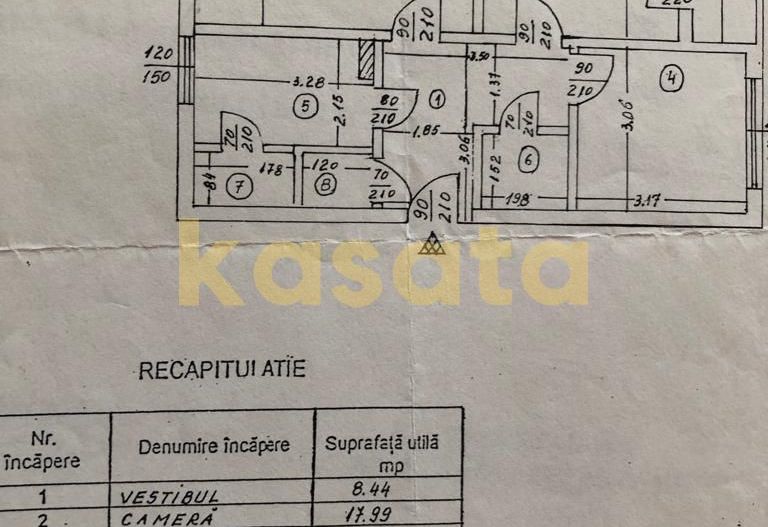 3 camere decomandat, luminos zona linistita - Poză 9