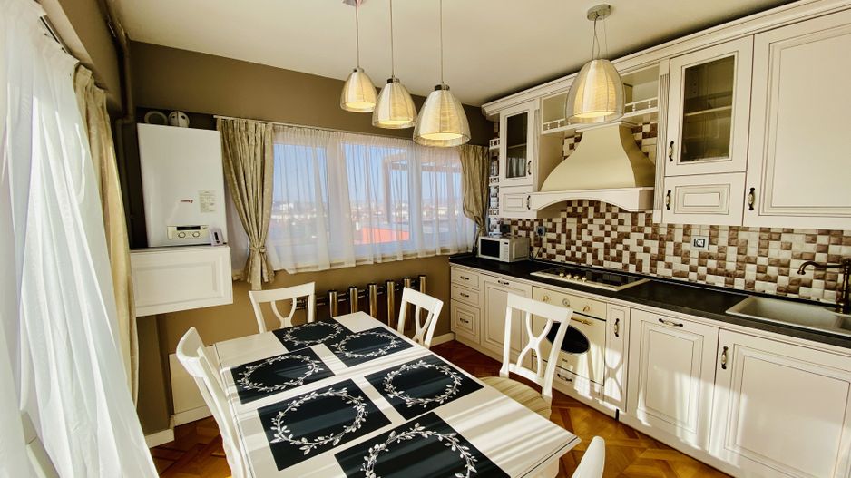 Penthouse confort lux,mobilat, utilat, garaj subteran, aer conditionat - Poză 8