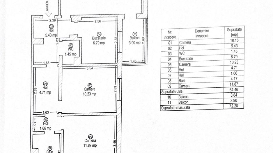 Freidorf | 3 camere | Decomandat | Centrala proprie | 2 bai | 2 balcoane - Poză 5