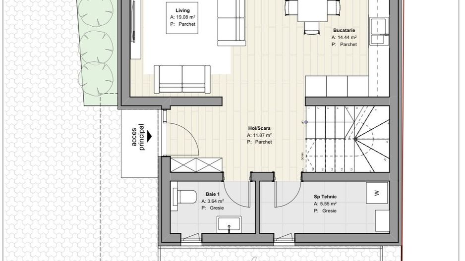 Casă premium cu 3 niveluri, teren 346 mp și terasă panoramică - Poză 13