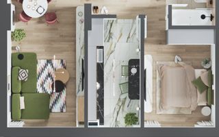 Vindem apartament 2 camere decomandat,Prima Urbana 3 - Poză 7