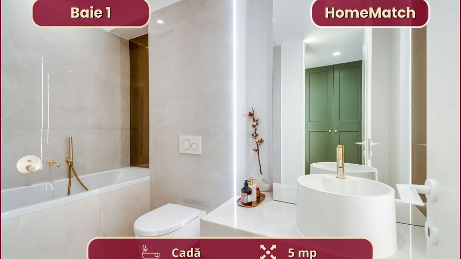 Cortina North || 2 Dormitoare || Amenajat premium || Comision 0% - Poză 8