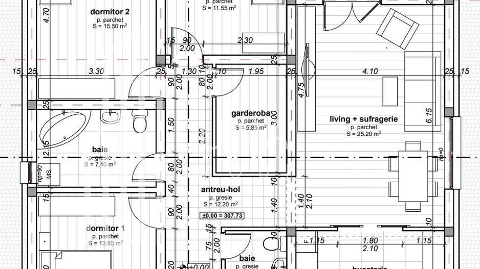 Casă single pe un nivel, 108 mp, teren 522 mp, Sâncraiu de Mureș - Poză 6