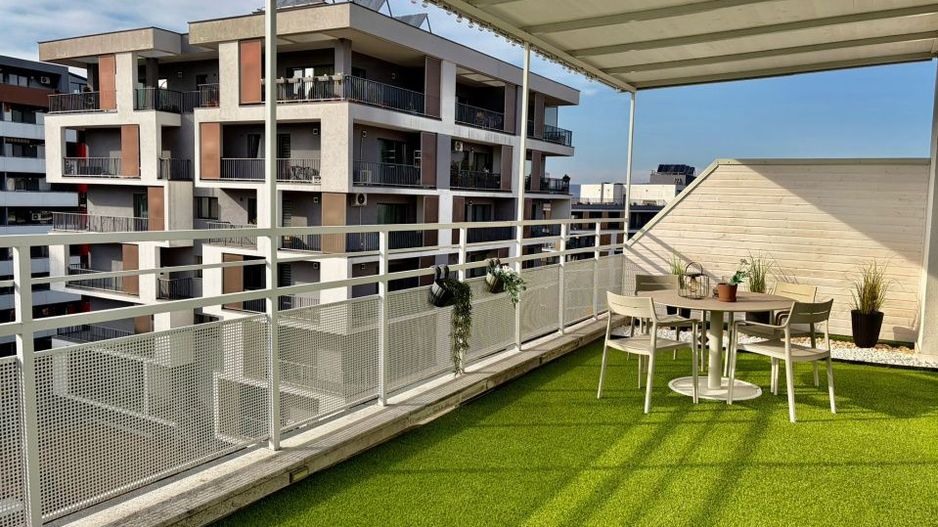 Penthouse pe 2 niveluri l 160 mp utili l terase 75 mp l parcare l B. Z - Poză 18