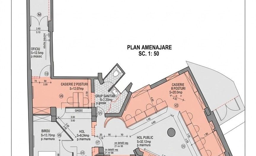 Spatiu comercial de aproximativ 120 mp | Vitrina de 14 m | I.L. Caragiale, Resita - Poză 12