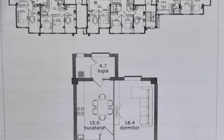 Vânzare, apartament, 2 camere, str. Alba Iulia, Buiucani - Poză 2