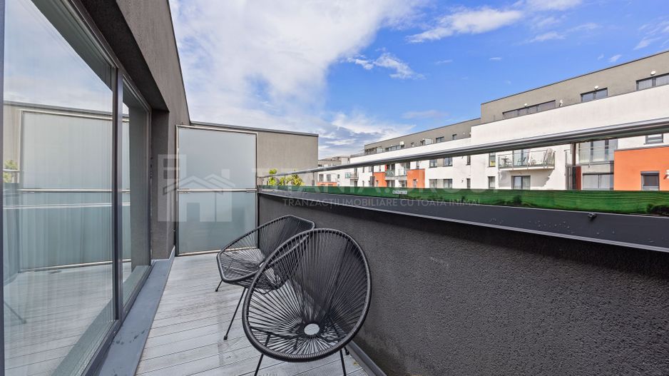 PENTHOUSE SUPERB 4 camere, 100 mp utili, parcare + boxa MAURER Coresi - Poză 23
