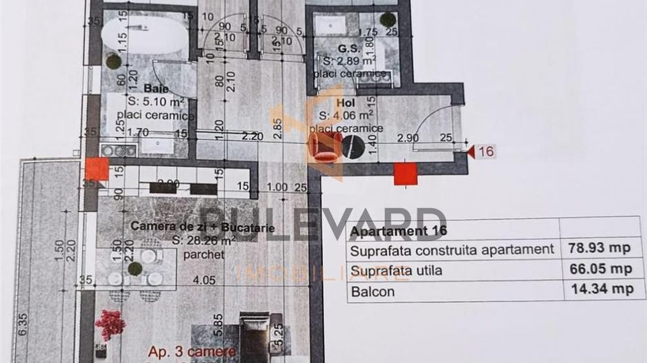 Apartament cu 3 camere finisat modern+parcare! - Poză 12