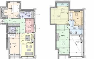 Penthouse 5 camere, 3 băi, finisat la alb, orientare SUD - întabulat - Poză 14