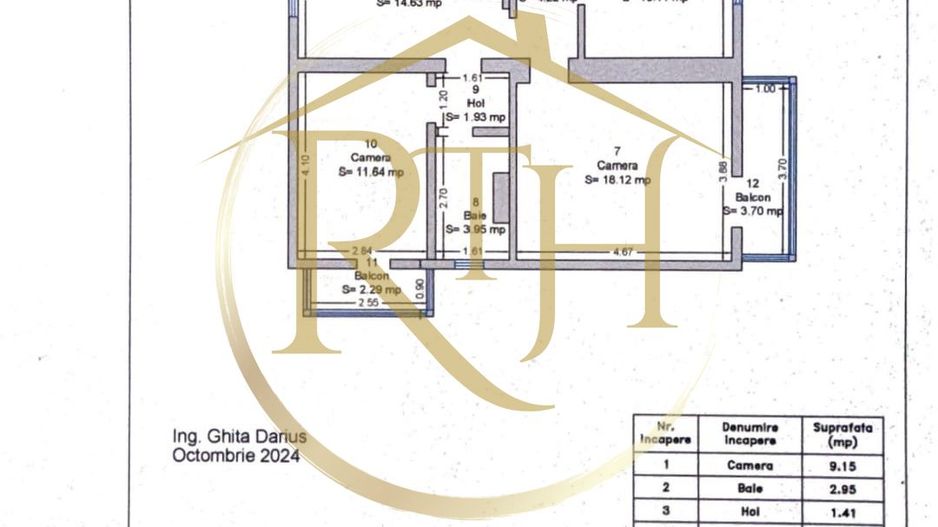 Oferim spre vânzare un apartament cu 4 camere în zona Aradului - Timișoara - Poză 21