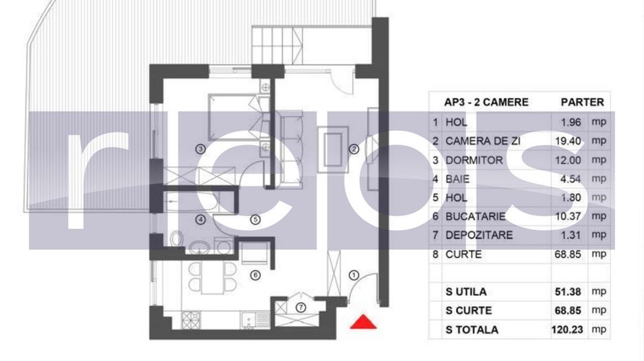 VANZARE 2 CAMERE 63MP | SOS NORDULUI | BLOC NOU | LOC PARCARE | TERASA - Poză 18