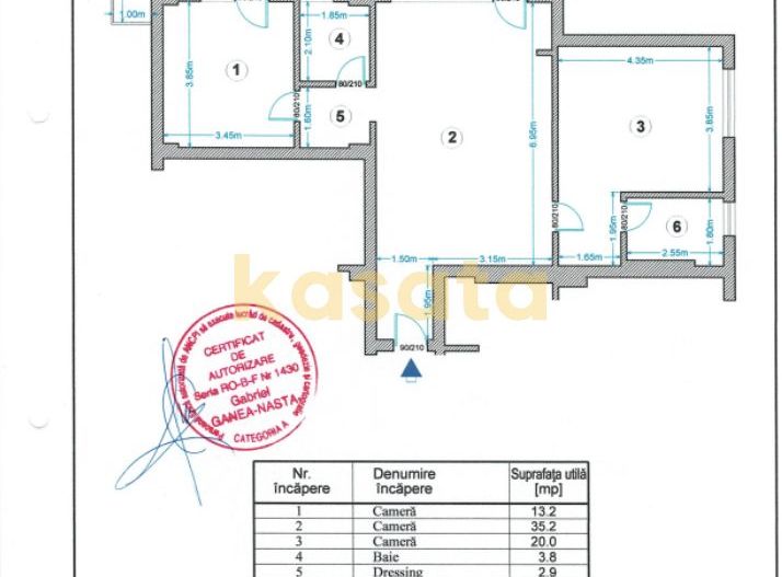 OPORTUNITATE | APARTAMENT 3 CAMERE | BANEASA | PARCARE | BLOC BOUTIQUE - Schiță 11