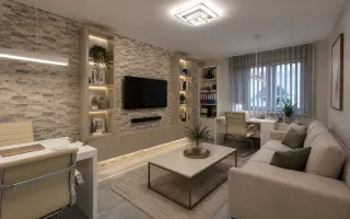 Apartament  modern cu 2 camere , cu dublă utilizare|Tractorul - Poză 13