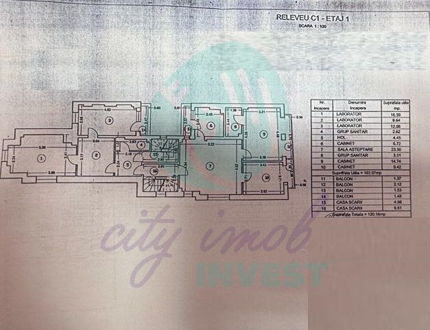 Casa consolidata cu teren de 626 mp - Schiță 18