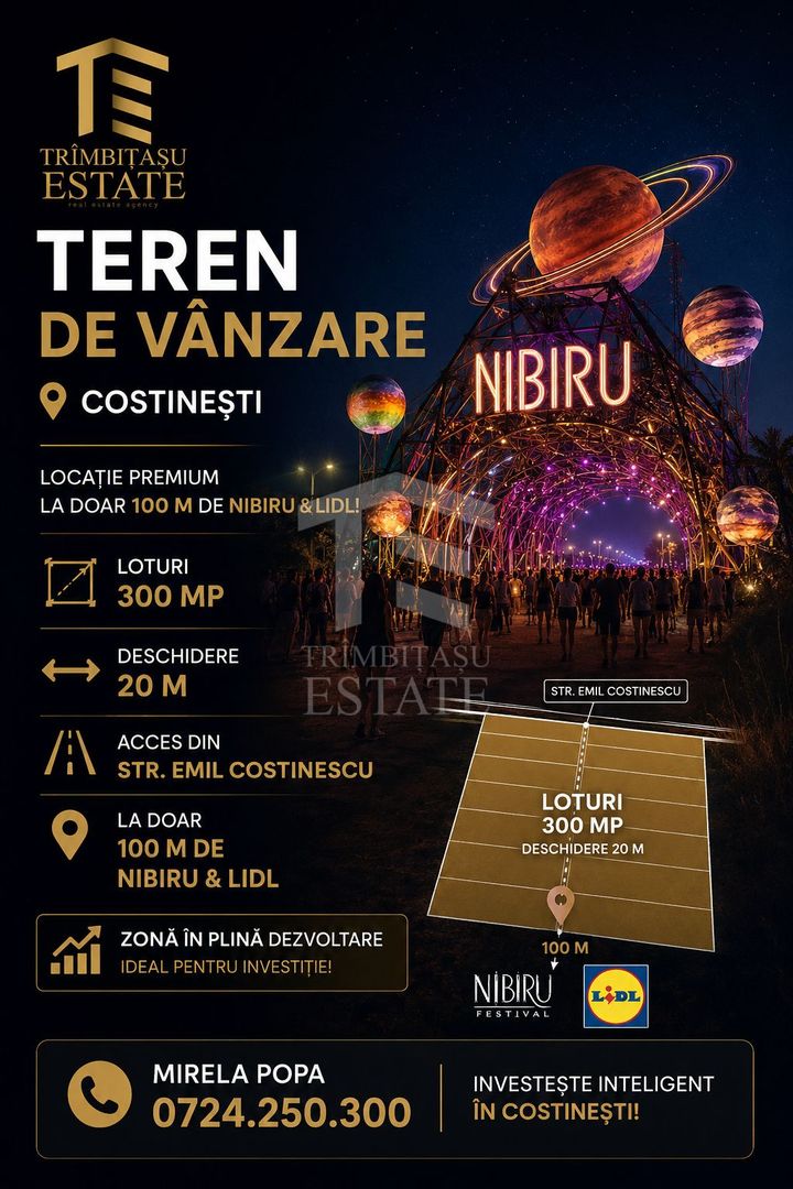 TEREN INTRAVILAN | 300 MP | NIBIRU - Poză 5