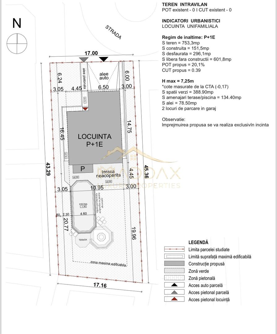 Vila Exclusivista *296mpc* / 753 mp teren + piscina si fire-pit / Balotesti - Schiță 61