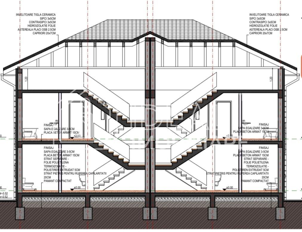 Duplex  Modern cu 6 camere, si teren de 270 mp, in Selimbar - Schiță 11