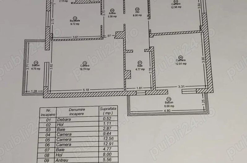 Apartament 4 camere Steaua etaj 1 - Poză 7