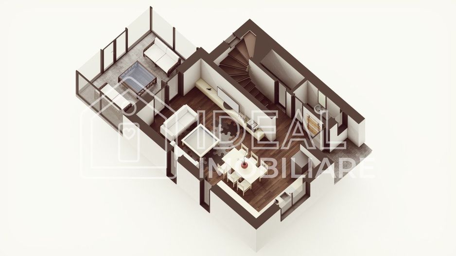 Casa Single cu 260 mp de curte in Cristian - Schiță 5