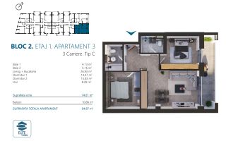 Comision 0 Apartament 3 camere Timisoara Nord - Poză 3