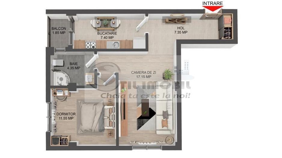 Apartament 2 camere decomandat - Valea Lupului - Poză 7