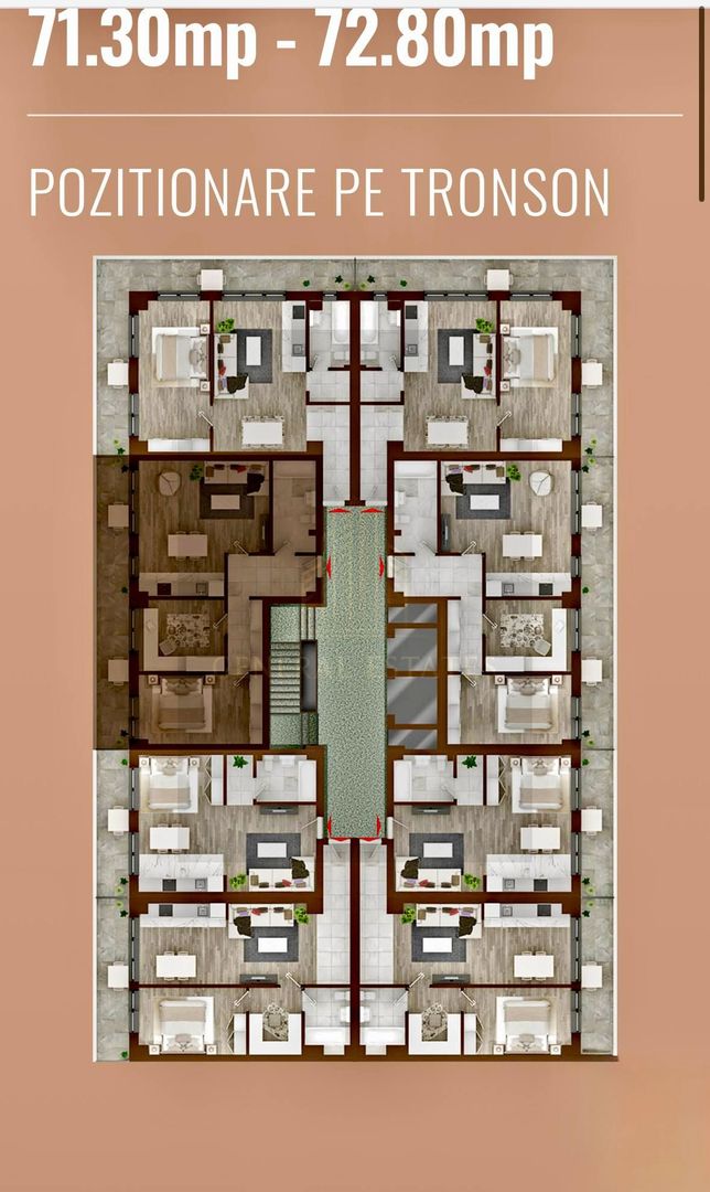 Vânzare apartament cu 2 camere în Complexul Rezidențial Copou Garden - Poză 5