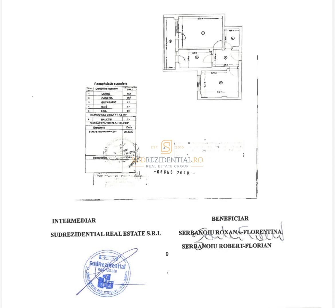 Apartament 2 camere de vânzare, Soseaua Berceni, Sector 4 - Schiță 8
