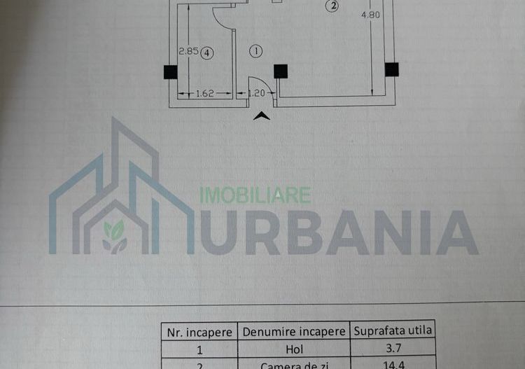 Apartament 1 cameră, boxă și loc de parcare – Lunca Cetății, Complex Editurii - Poză 1