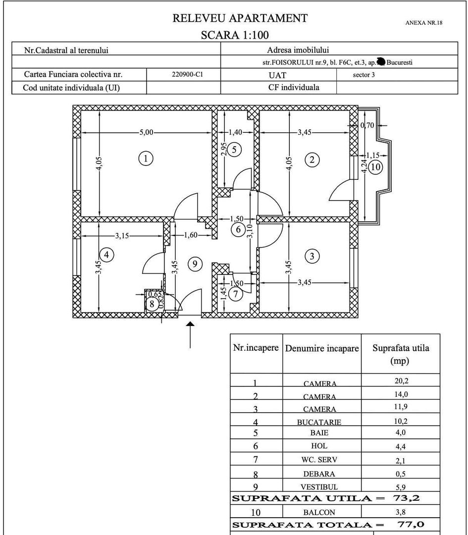 Apartament 3 camere Vitan Mall - Nerva Traian - Poză 1