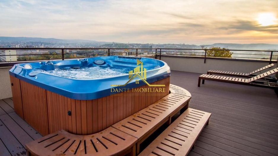 Penthouse, 3 camere, ultrafinisat, lux, terasa, jacuzzi, Sunny Hill - Poză 9