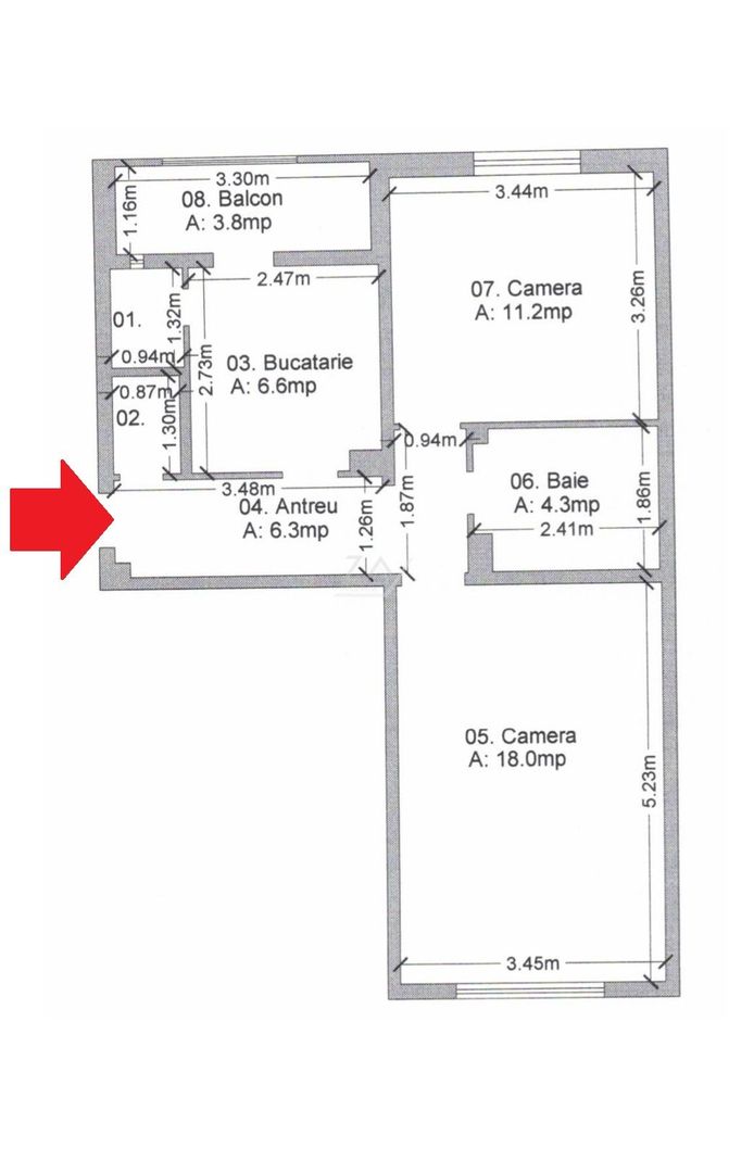 Direct proprietar. Etaj 1. Decomandat. - Poză 14