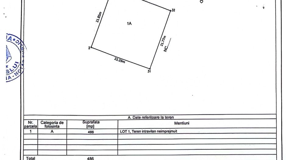 TEREN INTRAVILAN 500 mp, zona Moara Grecilor - Poză 1