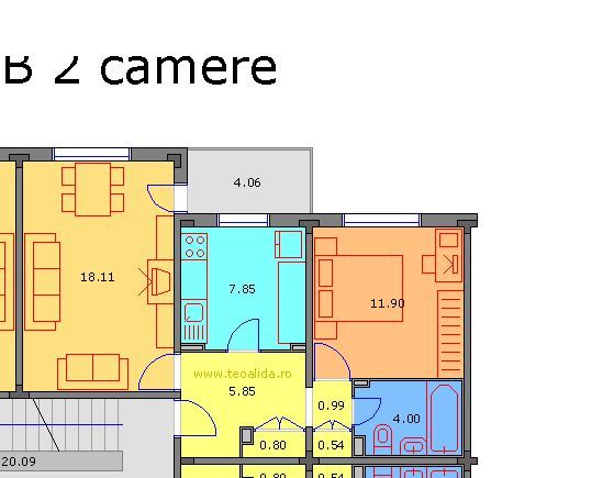 Apartament  2 camere de vanzare  Aviatiei - Poză 9