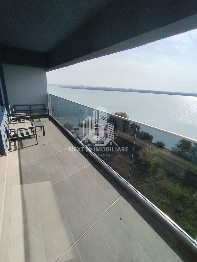 Apartament 2 cam, Mamaia zona Rex, la alb, vedere lac - Poză 4