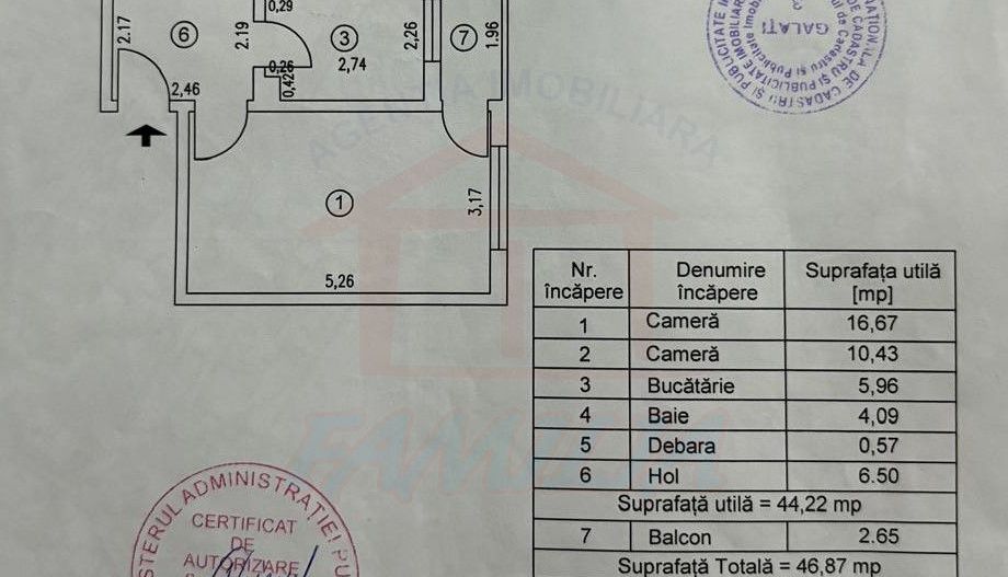 450 Euro/luna, Inchiriere apartament doua camere etaj 1 Micro21 - Poză 4