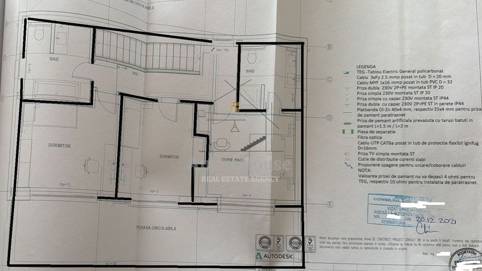 Casa individuala, teren 750 mp, Chinteni cu panorama spre lac - Poză 6