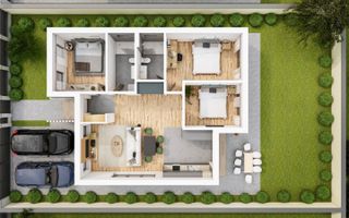 Casă individuală de vânzare – 4 camere | Tunari - Poză 12