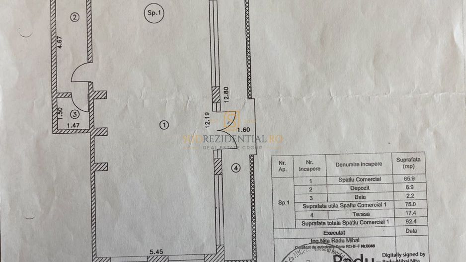Spațiu Comercial 75 mp + terasa 17 mp, Parter, Bragadiru - Poză 4