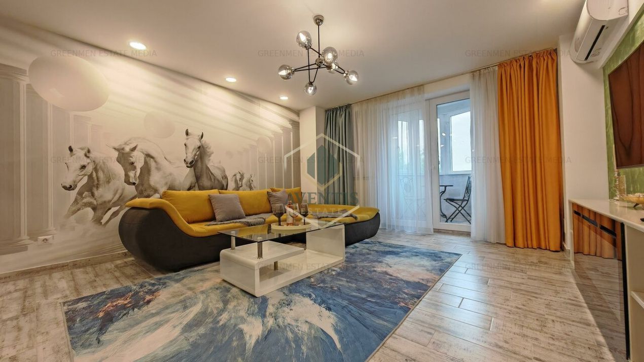 Apartament elegant cu 2 balcoane, Bd. Unirii – Burebista, mobilat modern - Poză 3