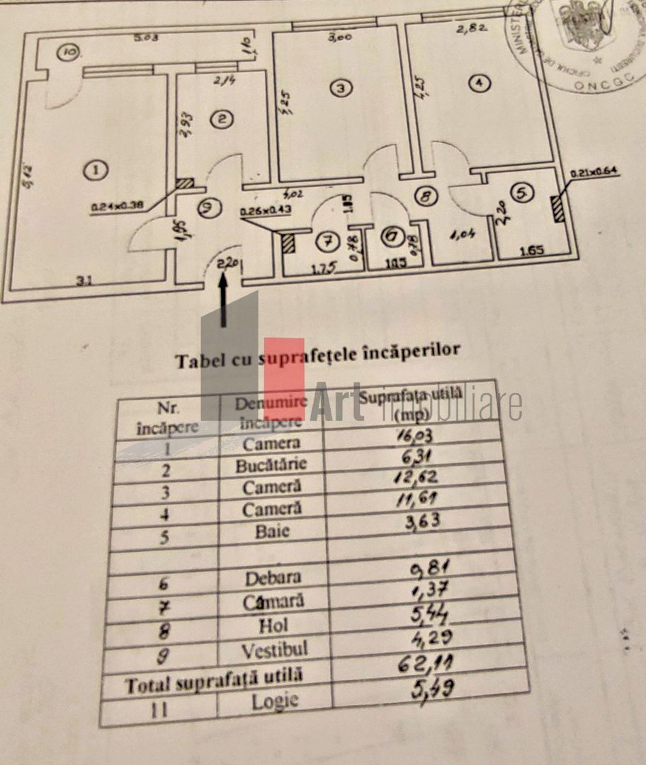 Apartament 3 camere de vanzare Bulevardul Basarabia -Arena Nationala - Poză 12