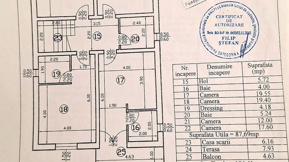 Vilă individuală 6 camere, teren 903 mp ! - Schiță 13