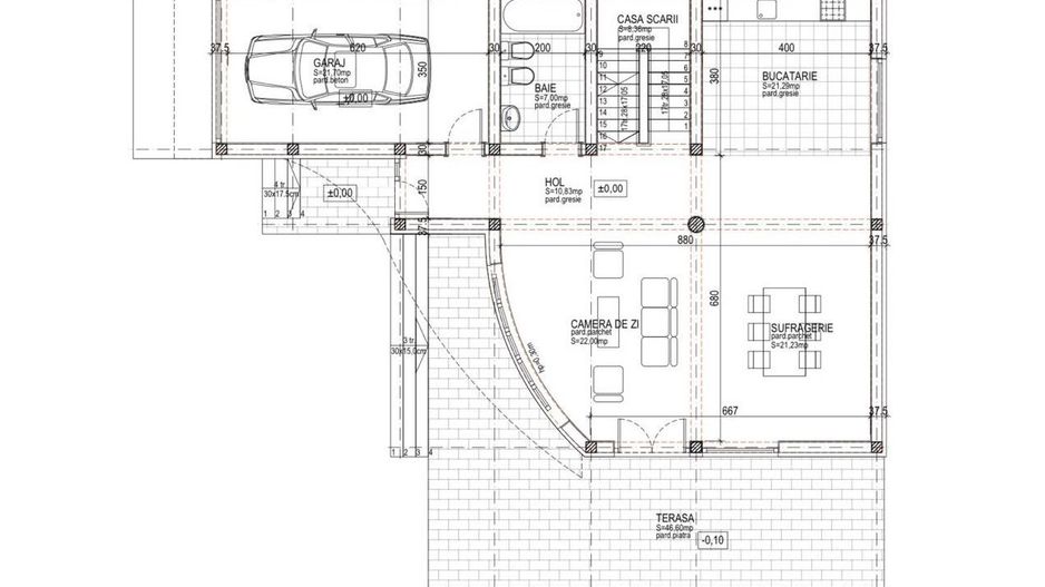Casă individuală nouă, modernă, în Sânpetru, zona Triaj - Schiță 30