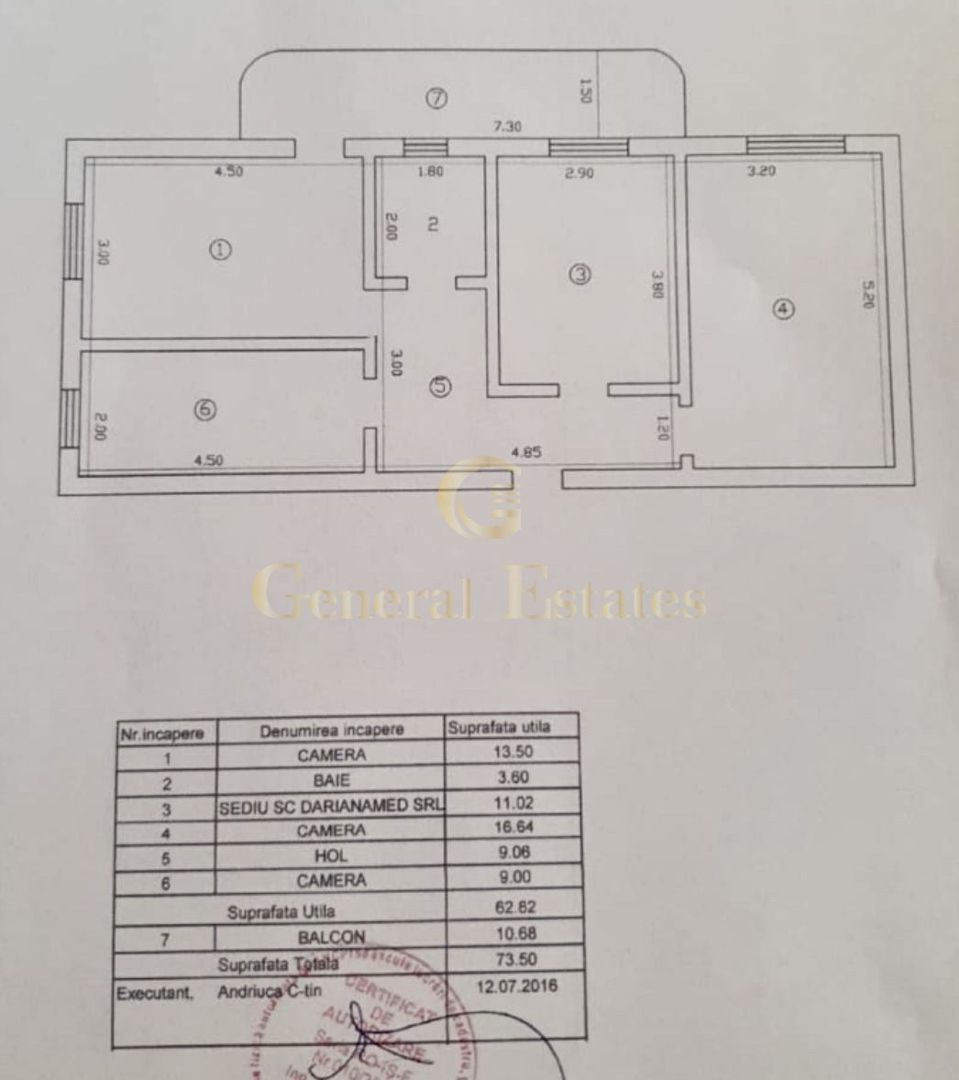 Spre Vânzare apartament cu 3 camere, în Centru, Păcurari - Poză 19