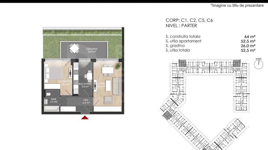 Vânzare, apartament, 2 camere, zona Bucureștii Noi, București - Poză 3
