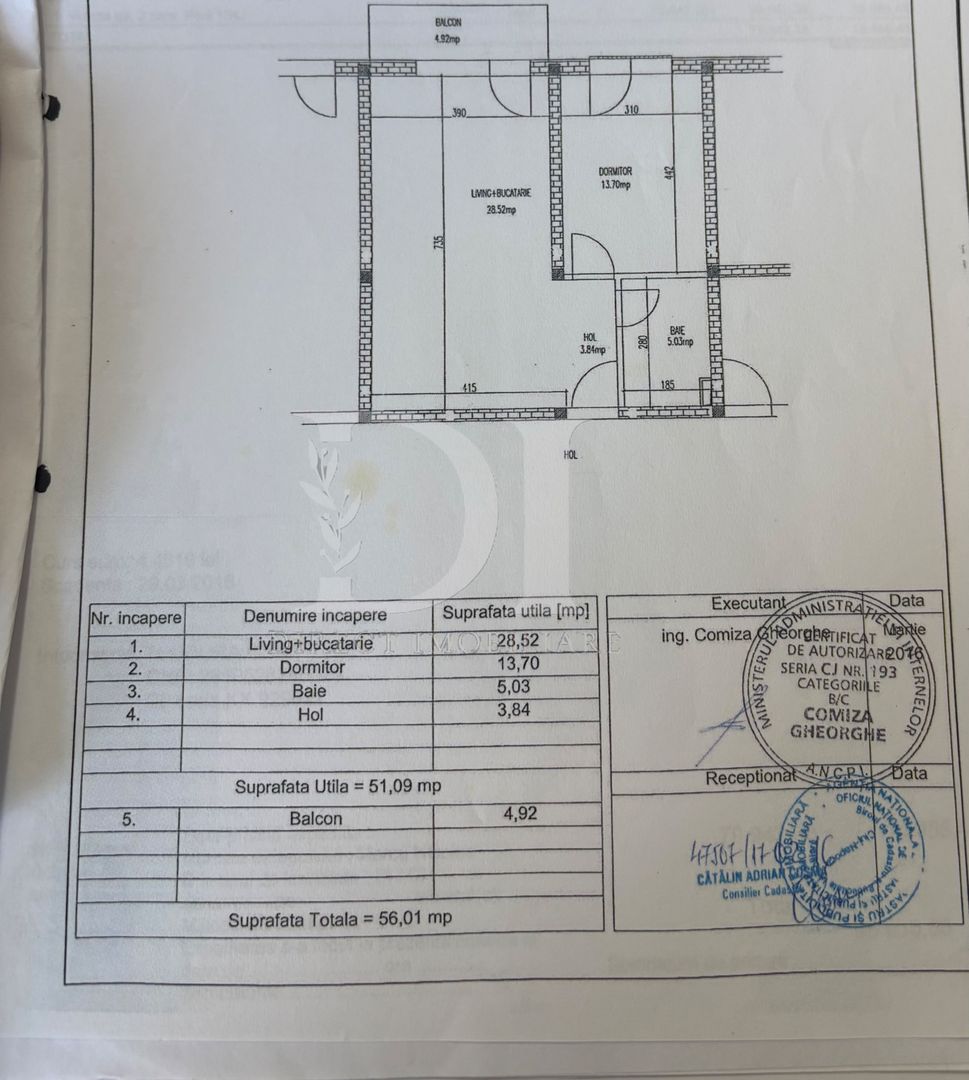 Apartament cu 3 camere -zona Eroilor Floresti - Poză 16